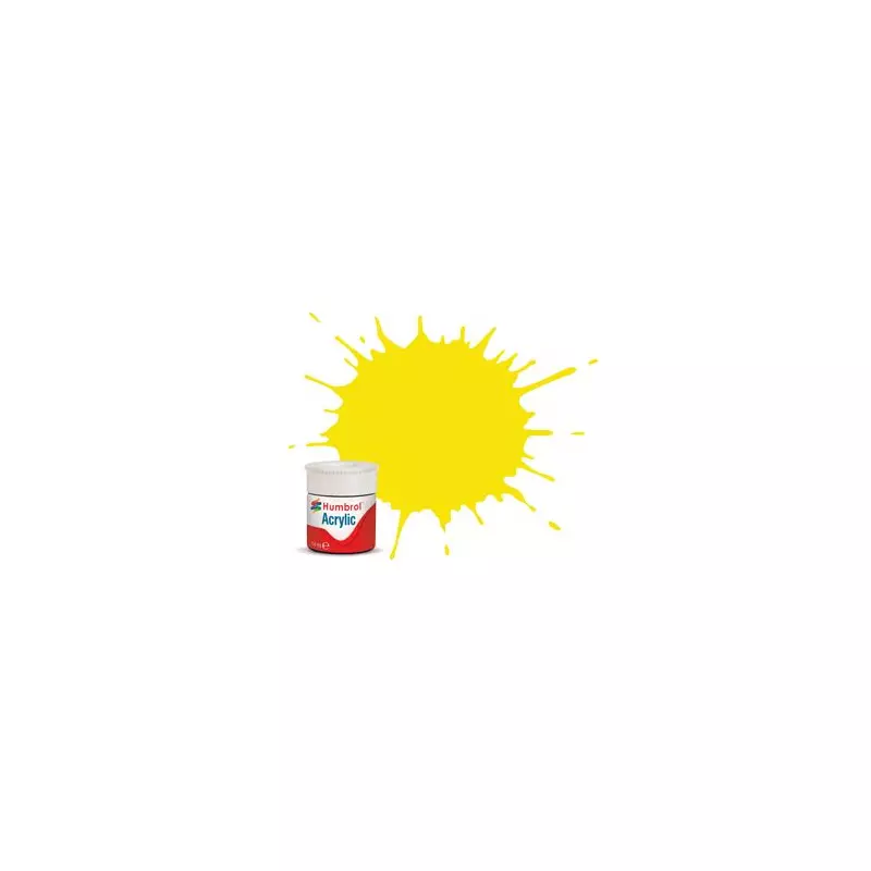                                     Humbrol AB0099 No. 99 Lemon Matt - 14ml Acrylic Paint