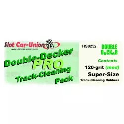 Hi-Spec Double-Decker PRO Gomme Nettoyante Rail