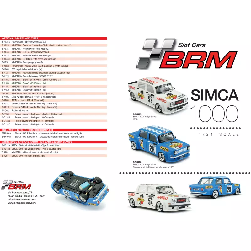 BRM Simca 1000 – Wildcat Jeans n.73 – 24h Spafrancorchamps 1976