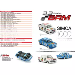 BRM SIMCA 1000 RALLYE 2 - Haribo Blue n.28 – Championnat de France des Montagnes 1978