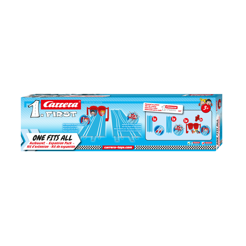                                     Carrera FIRST 67001 Pack d'Extension "One fits All"