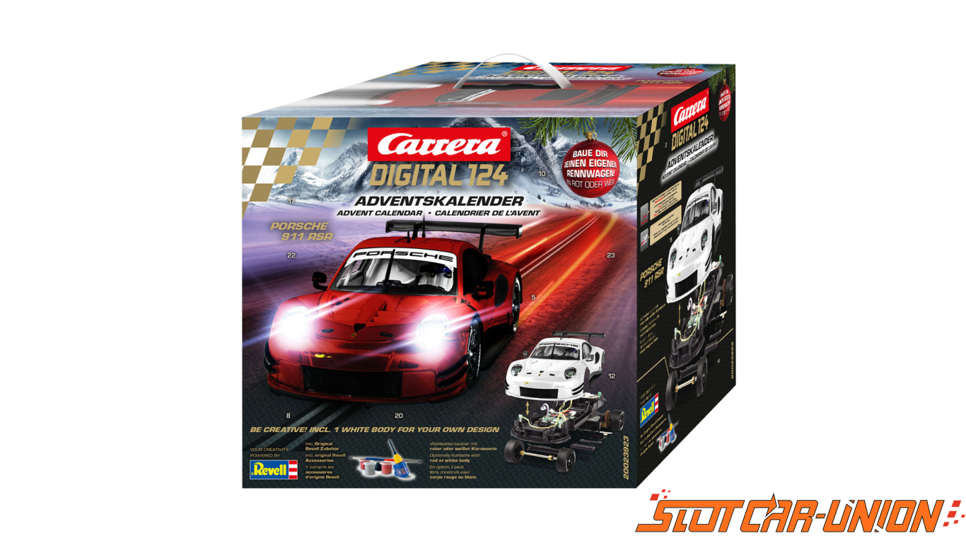 Carrera DIGITAL 124 23923 Advent Calendar Porsche 911 RSR Kit - Slot  Car-Union
