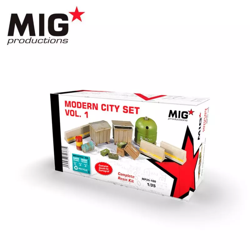                                     MIG Productions MP35-100 Modern City Set Vol. 1 1:35