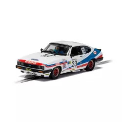 Scalextric C4222 Ford Capri MKIII - Spa 24hrs 1981 - Woodman, Buncombe & Clark