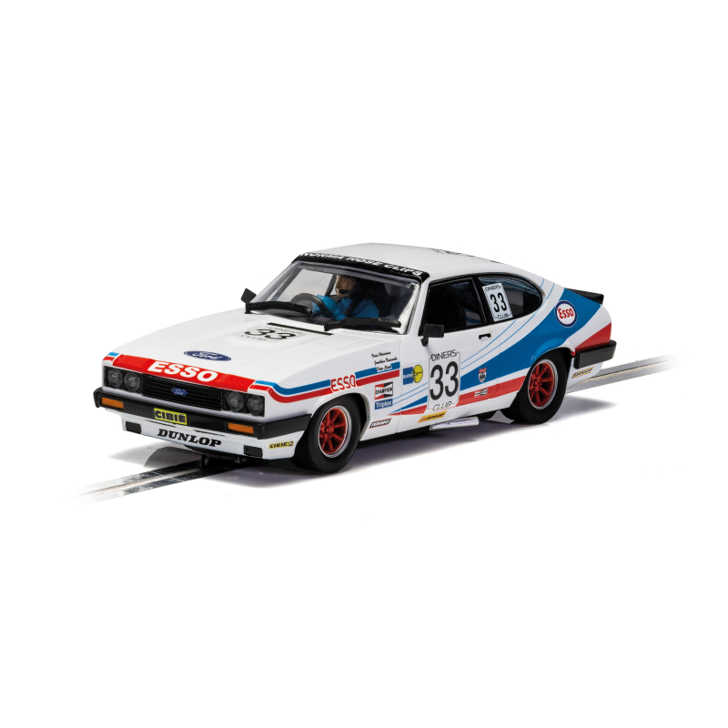                                     Scalextric C4222 Ford Capri MKIII - Spa 24hrs 1981 - Woodman, Buncombe & Clark