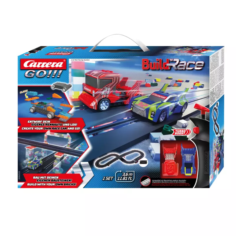 Carrera GO!!! 62529 Coffret Build 'n Race - Racing Set 3.6