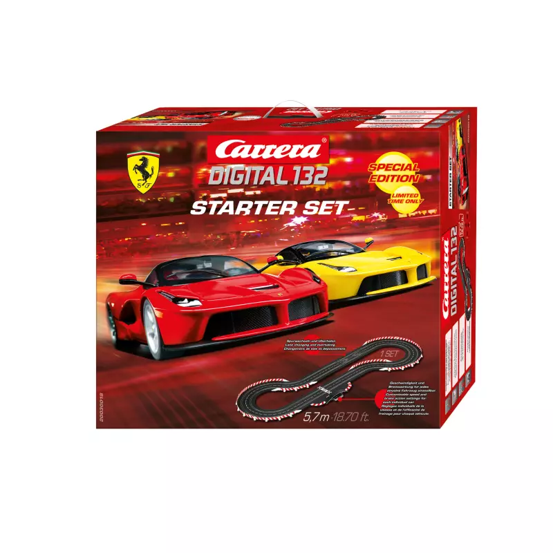 Carrera Digital 132 GT Race Stars Circuit de Voitures GT Ferrari BMW  Slotcar Noel 