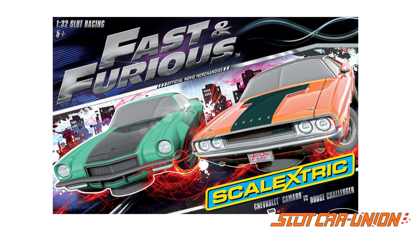 Scalextric C1309 Fast Furious Set Slot Car Union