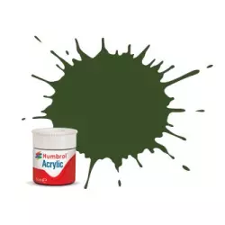 Humbrol AB0242 No. 242 RLM 71 Dunkelgrun Matt - 14ml Acrylic Paint