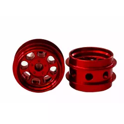 STAFFS87 Classic 15.8 x 10mm Alloy Red Air Rim Wheel (2 pcs)