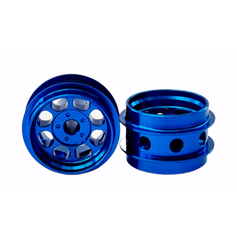                                     STAFFS86 Classic 15.8 x 10mm Alloy Blue Air Rim Wheel (2 pcs)