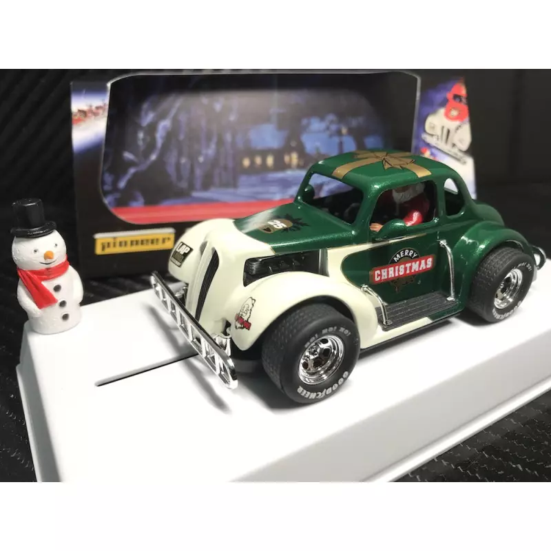  Pioneer P137 Santa Legends Racer '37 Dodge Coupe, Green/White