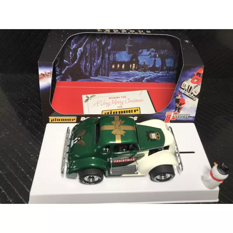 Pioneer P137 Santa Legends Racer '37 Dodge Coupe, Green/White