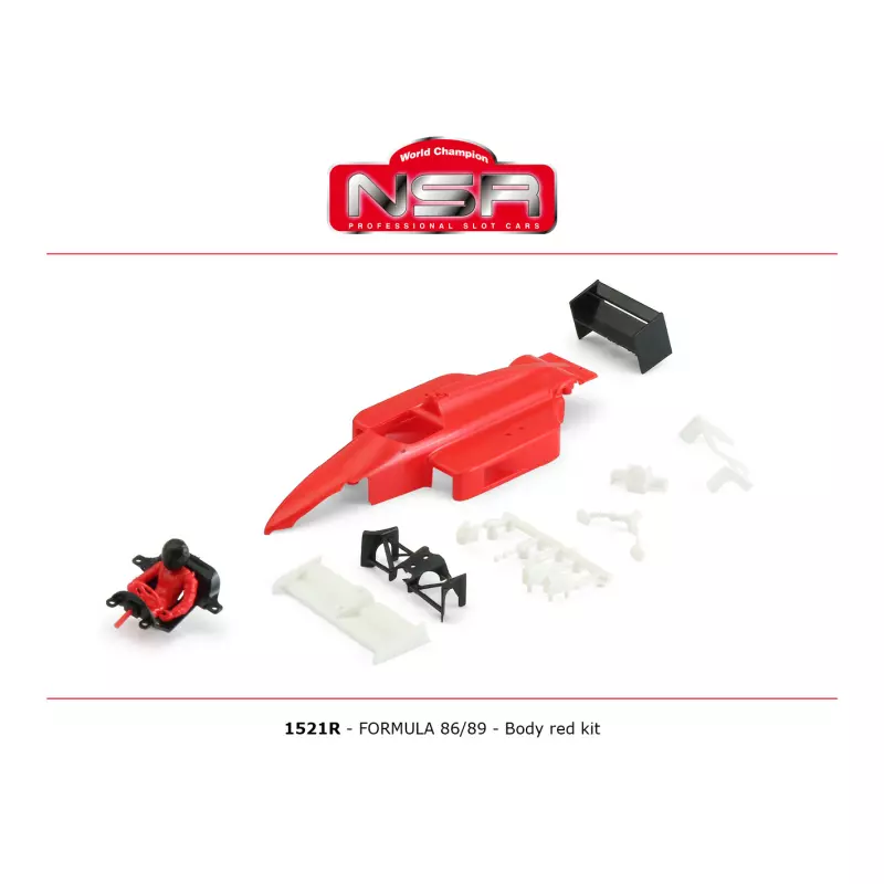  NSR 1521R Formula 86/89 - Kit Carrosserie Rouge