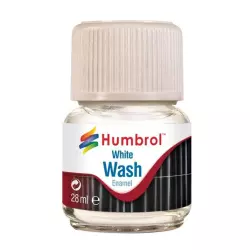 Humbrol AV0202 Enamel Wash White - 28ml Enamel Paint