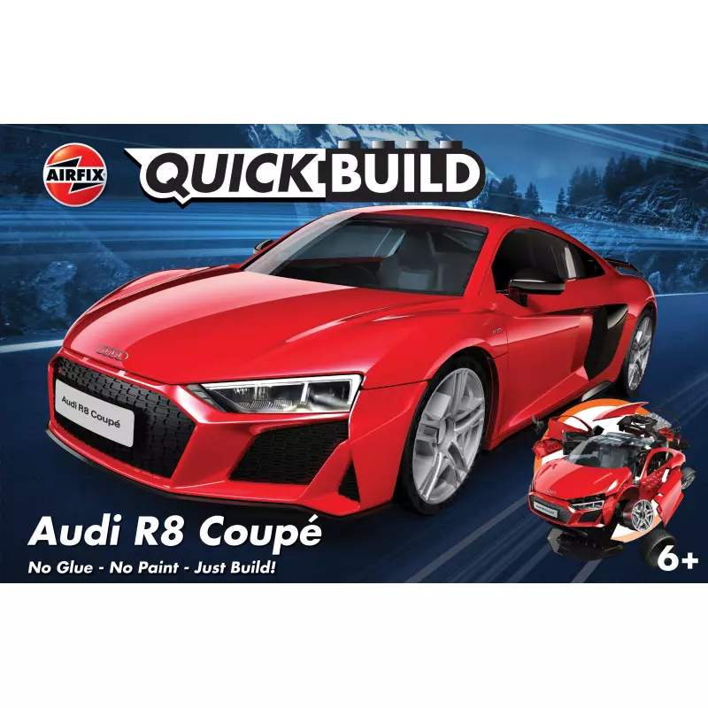  Airfix QUICKBUILD Audi R8 Coupé