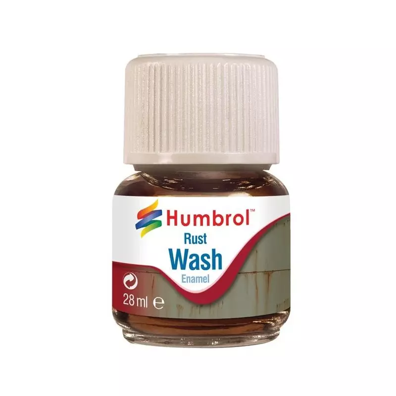  Humbrol AV0210 Enamel Wash Rust - 28ml Enamel Paint