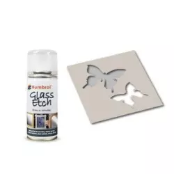 Humbrol AD7700 Glass Etch White - 150ml Spray Paint