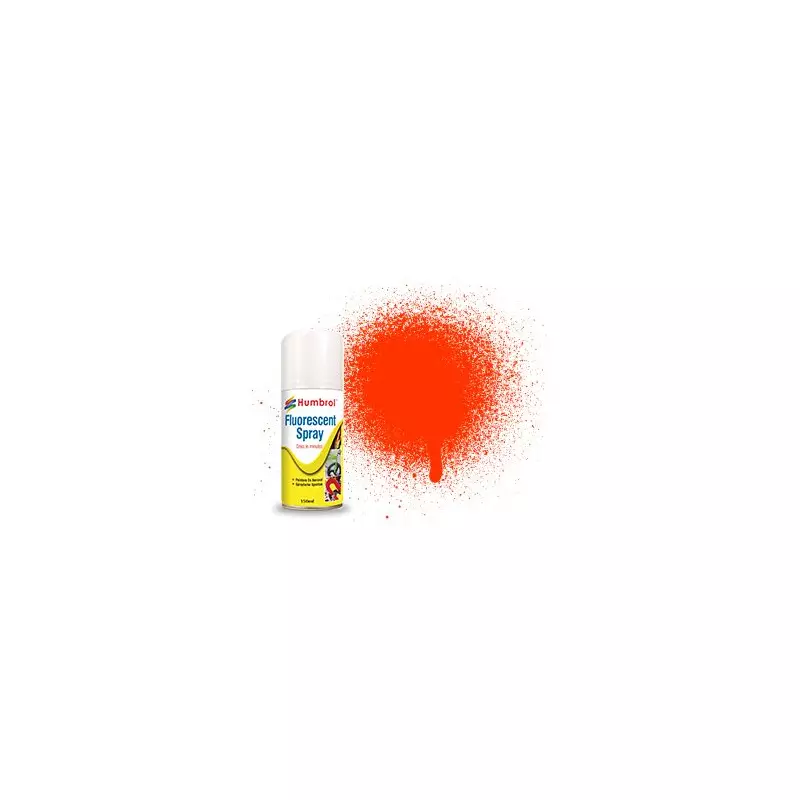 Humbrol AD6205 Fluorescent Orange - 150ml Acrylic Spray Paint