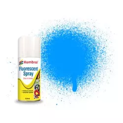 Humbrol AD6210 Bleu Fluorescent - 150ml Peinture en Bombe Acrylique