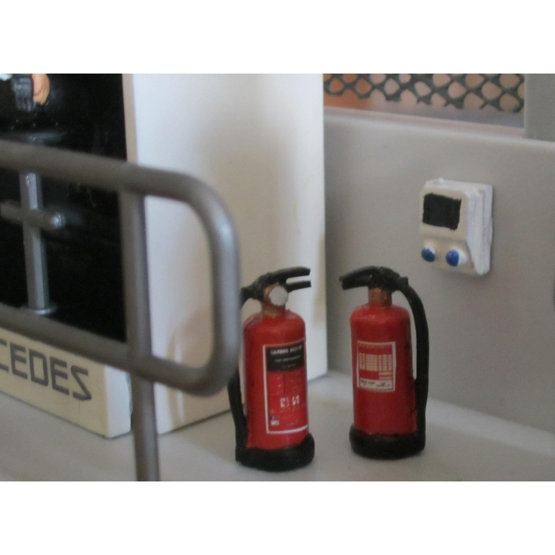 Slot Track Scenics Dec. 1 Extinguisher Label decals