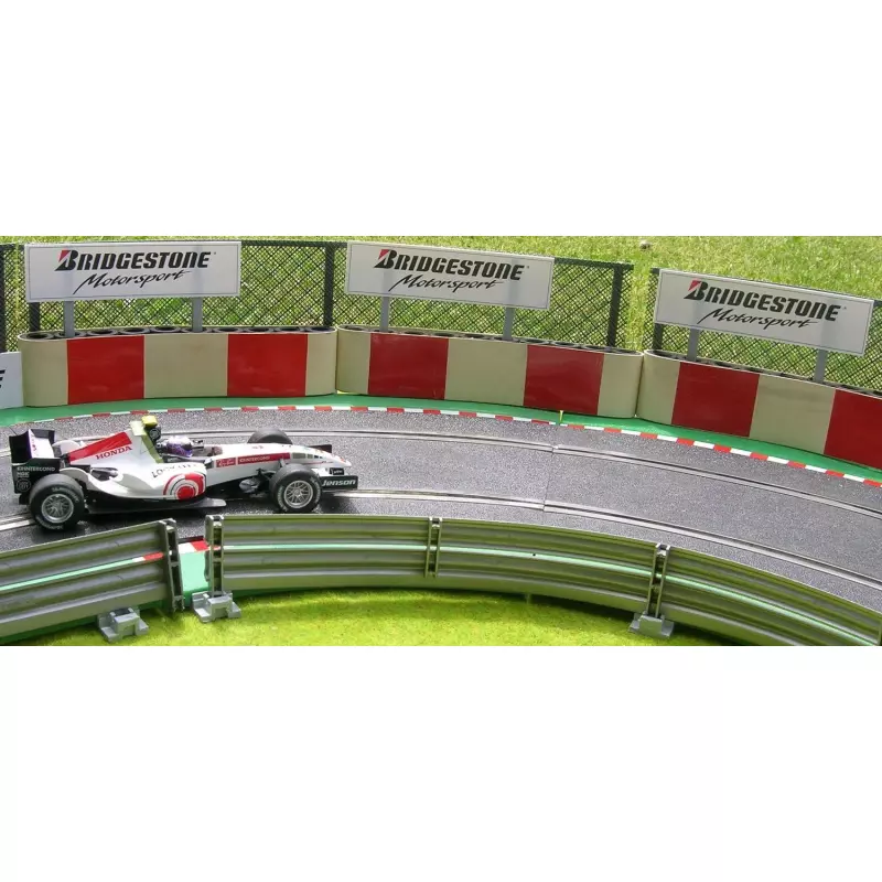  Slot Track Scenics TC-R Tyre Covers with red blocks x5