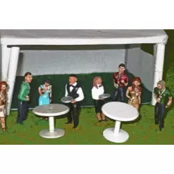 Slot Track Scenics Fig. 4 Waiter and Waitress