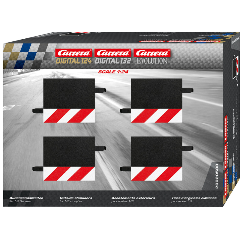 Carrera 20588 1/3 Straight Borders x4