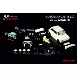 BRM A112 ABARTH - Kit Blanc Complet - Carrosserie Type "MODERN Style"