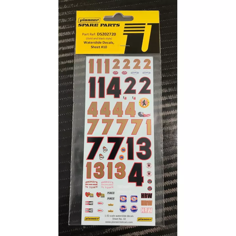  Pioneer DS202720 Waterslide Sticker sheet No 10