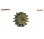 Scaleauto SC-1033 Ergal Pinion 13 Tooth M50 for 2mm motor axle. Ø 7,75mm (1 pc)