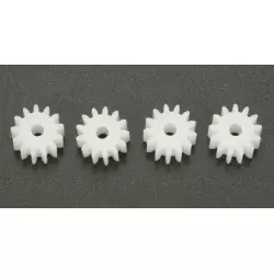 Scaleauto SC-1013 Pignon Nylon 13 Dents M50 pour axe moteur 2mm. Ø 7,75mm (4 pcs)