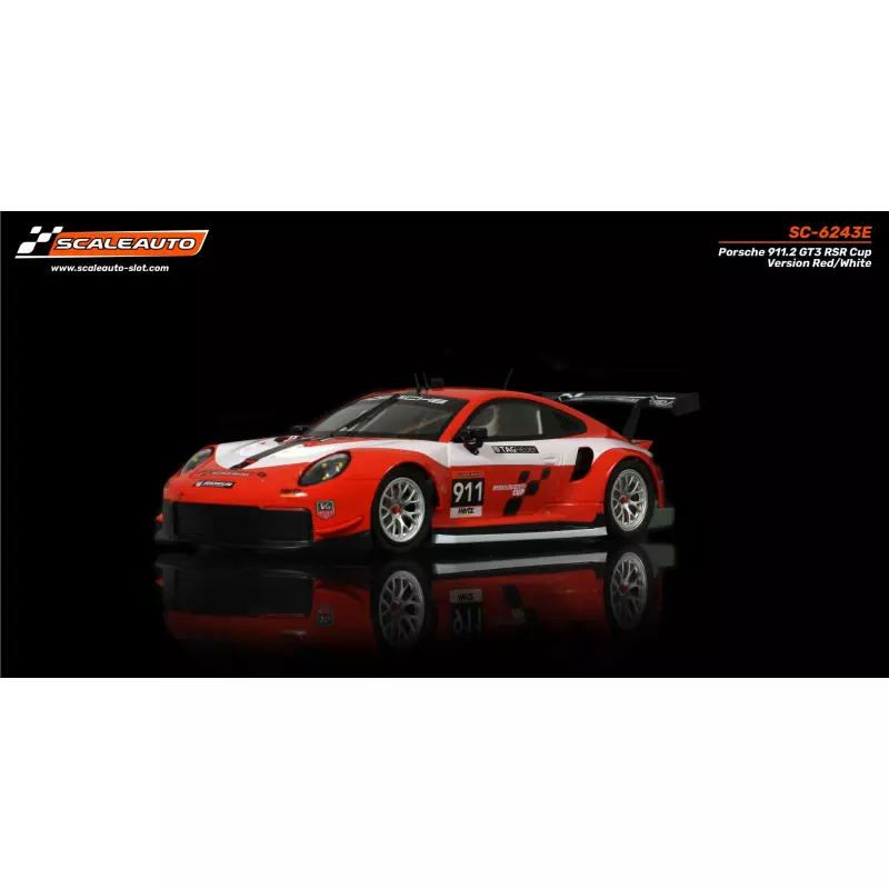 Scaleauto SC-6242 Porsche 911 (991.2) GT3 RSR White Racing Kit