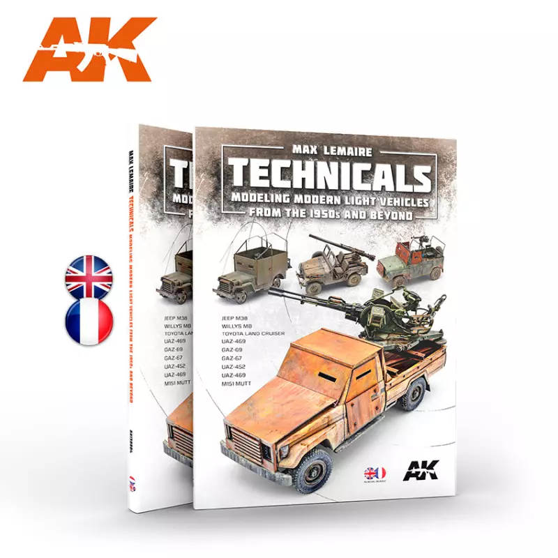  AK Interactive AK130004 Technicals Max Lemaire - Bilingual EN/FR