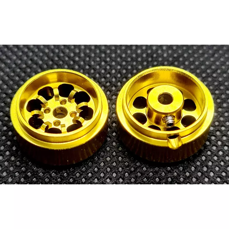  STAFFS93 15.8 x 8.5mm Minilite Style Gold (2 pcs)