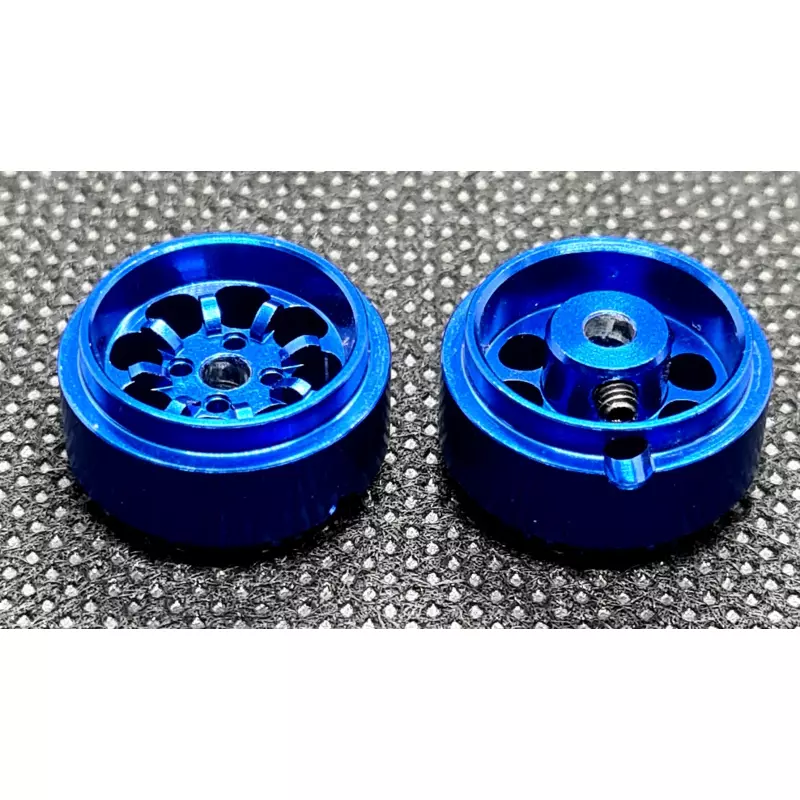  STAFFS95 15.8 x 8.5mm Minilite Style Blue (2 pcs)