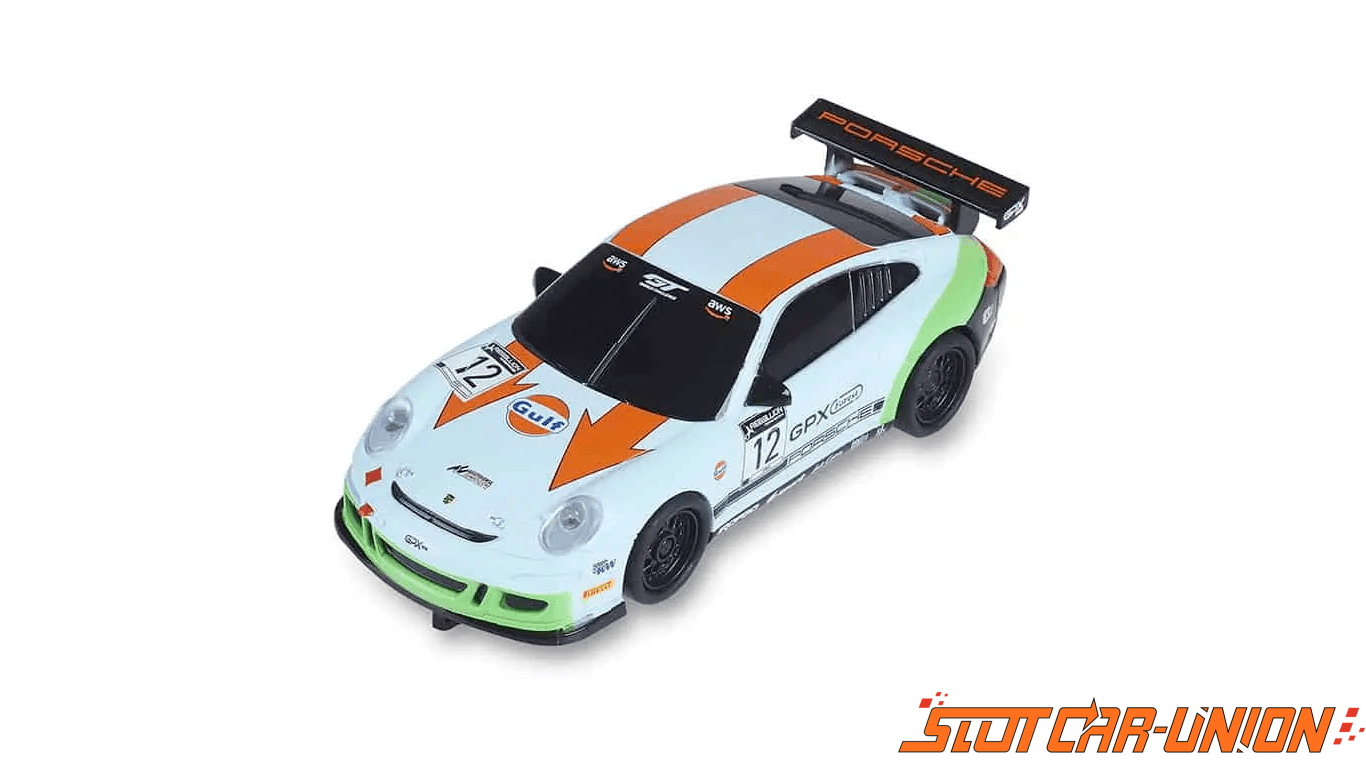 SCX COMPACT PORSCHE 911 GT3 #4 SUPERCUP MOBIL 1 TIO SCALEXTRIC C10312S300 US 