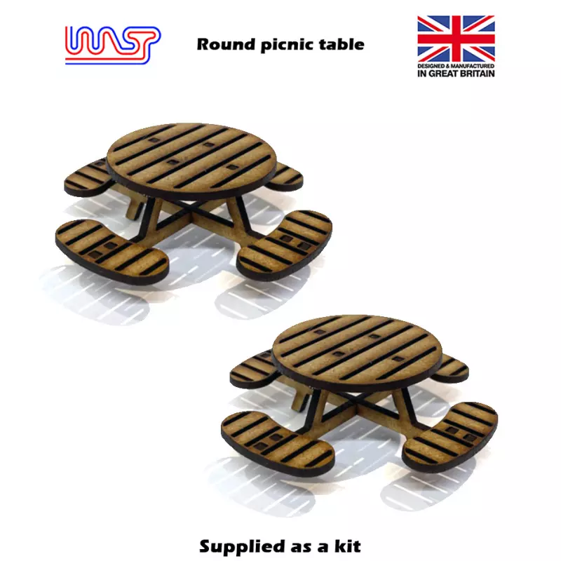 WASP Round picnic table