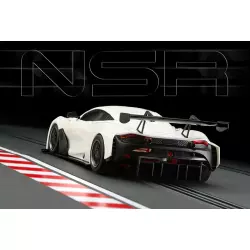 NSR 0238AW McLaren 720S GT3 - Test Car White - AW KING 21K EVO 3