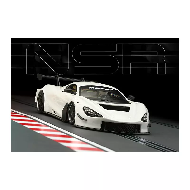 NSR 0238AW McLaren 720S GT3 - Test Car White - AW KING 21K EVO 3