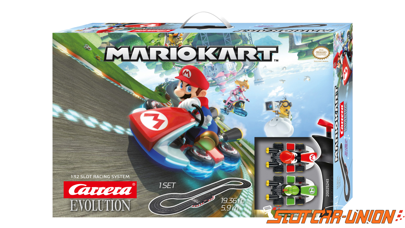 Carrera Evolution 25243 Mario Kart Set Slot Car Union