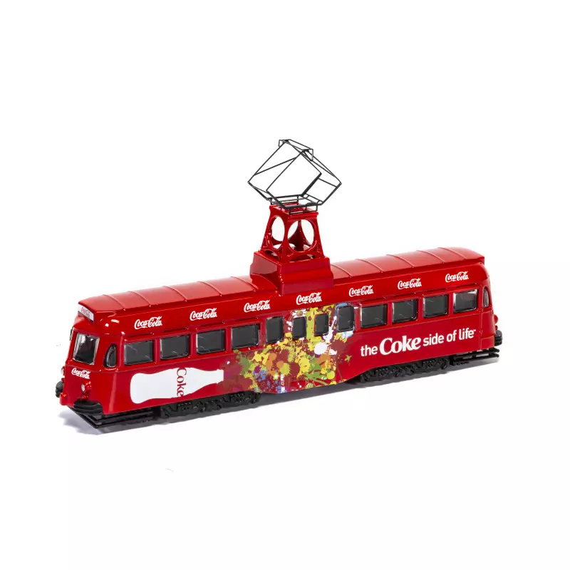 Corgi CC44013 Coca Cola Single Decker Tram- Coke Side of Life