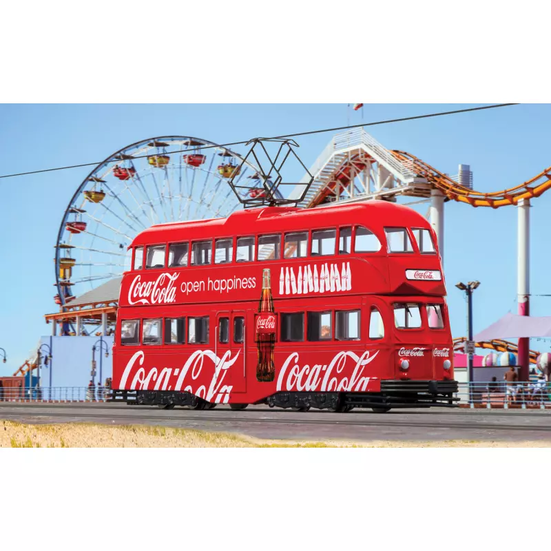 Corgi CC43515 Coca Cola Double Decker Tram - Open Happiness