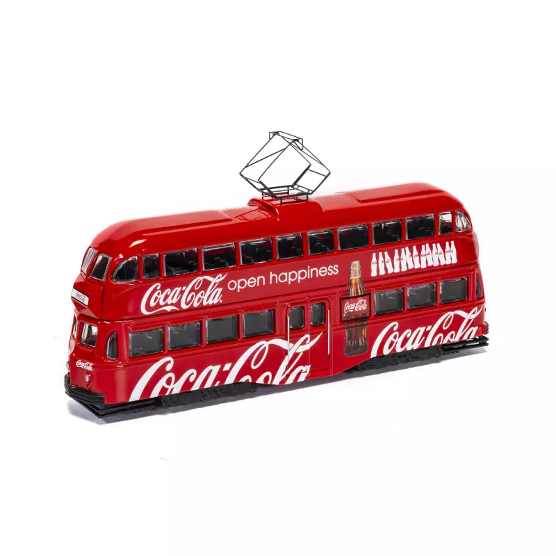 Corgi CC43515 Coca Cola Double Decker Tram - Open Happiness