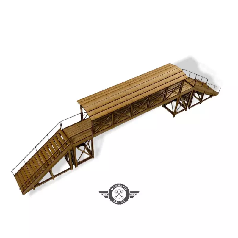 Magnetic Racing 025c Passerelle Couverte (5 Options Différentes en 1 Kit)