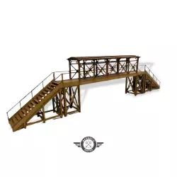 Magnetic Racing 025c Covered Footbridge (5 Different Options in 1 Kit)