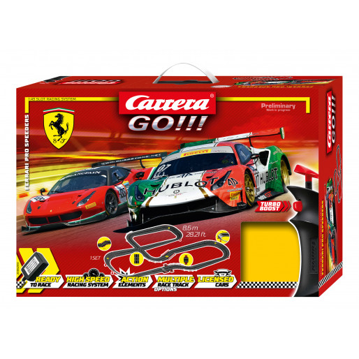 Circuit Carrera GO Voiture Miniature et Piste 1:43 longueur 6,3 metres 