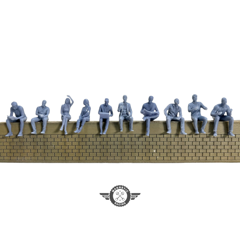                                     Magnetic Racing SPEC40 10 Sitting Figures Multi Pack 1:32 Scale (Set-3)