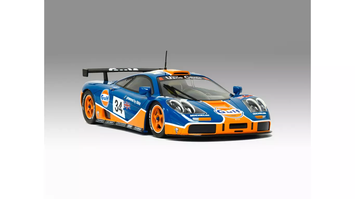 MRSLOTCAR MR1044 McLaren F1 GTR Gulf n.34 24H. LeMans 1996