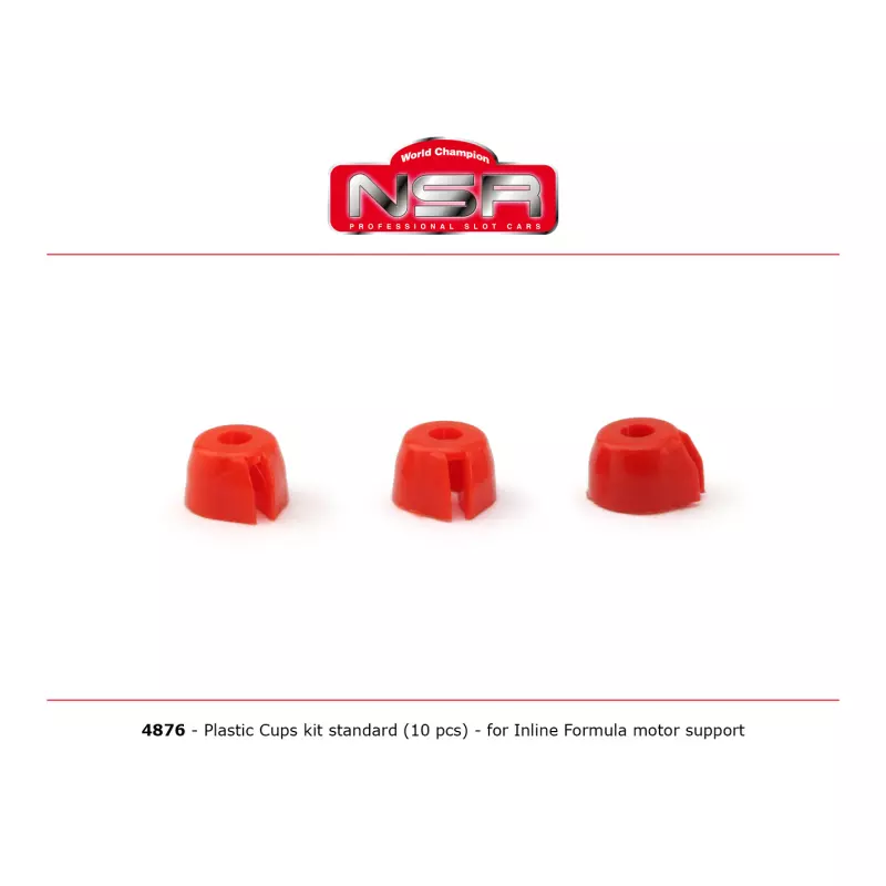 NSR 4878 Godets plastique + Vis pour Formula 86/89 (3+3 pcs) 